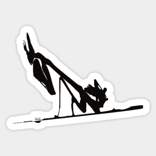 Praying Mantis Sticker